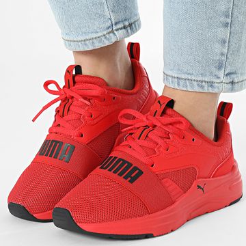 Puma - Softride Wired 2 Jr Sneakers Donna 401505 Puma Red Puma Black