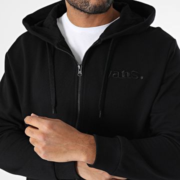 Vans - Essential Ft Felpa con cappuccio e zip rilassata 00P1F Nero