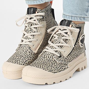 Palladium - Stivali Pampa Underlayer donna 99183 Sand Leopard