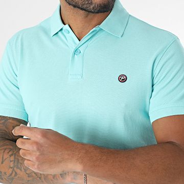 Petrol Industries - Polo manica corta M-ROS-POL002 blu turchese