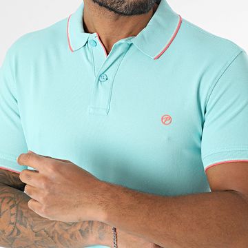 Petrol Industries - Polo manica corta M-ROS-POL003 blu turchese