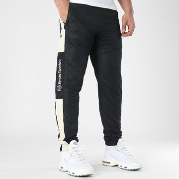 Sergio Tacchini - Pantalon Jogging A Bandes Abita 40814 Noir Beige