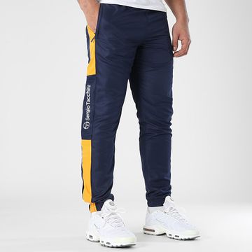 Sergio Tacchini - Pantalon Jogging A Bandes Abita 40814 Bleu Marine Orange