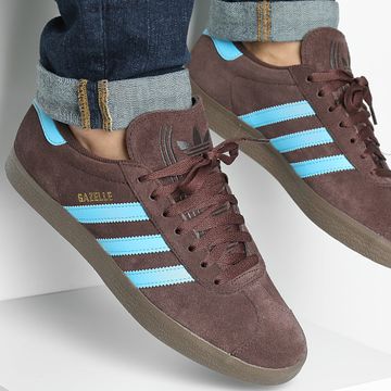 Adidas Originals - Gazelle JH5392 Shadow Brown Sky Rus Footwear White Sneakers