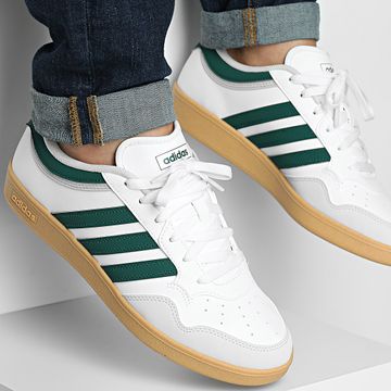 Adidas Sportswear - Scarpe da ginnastica Hoops 4.0 JQ2736 Footwear White Collegiate Green Gum 3