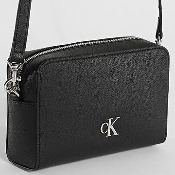 Calvin Klein - Borsa da donna con fotocamera Monogram Minimal 20 3162 Nero
