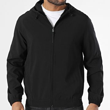 Calvin Klein - O525 Giacca con zip e cappuccio nero