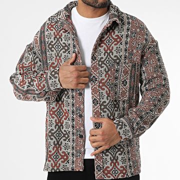 Frilivin - Maglietta over beige arancione