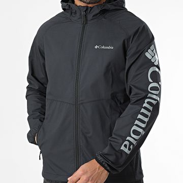 Columbia - Panther Creek Giacca con cappuccio e zip 2140381 Grigio antracite