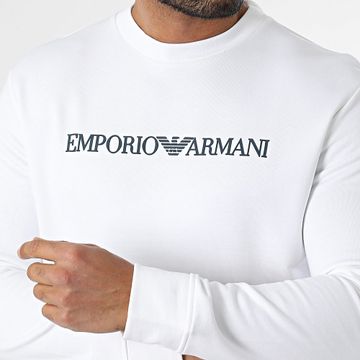 Emporio Armani - Top con girocollo 8N1MR6-1JRIZ Bianco