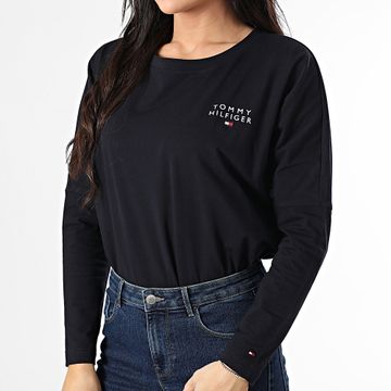 Tommy Hilfiger - Maglietta da donna a maniche lunghe 4153 blu navy