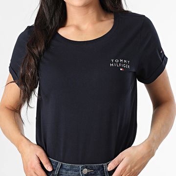 Tommy Hilfiger - Maglietta a maniche corte da donna 4525 blu navy
