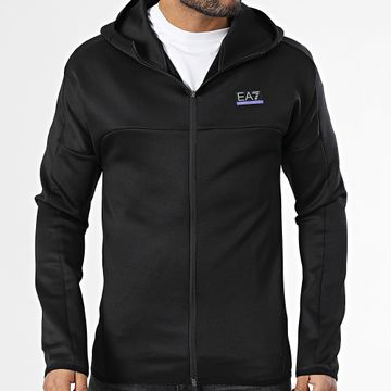 EA7 Emporio Armani - 6DPM70-PJJHZ Giacca con zip e cappuccio nero