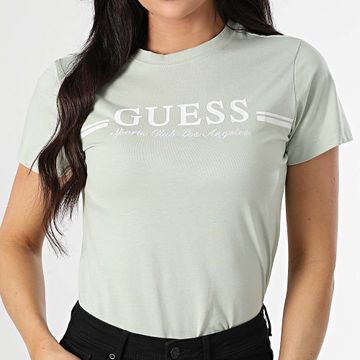 Guess - Maglietta da donna V5GI03-I3Z14 Verde chiaro