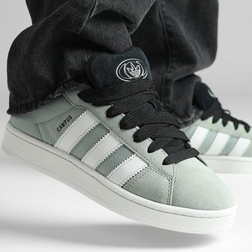 Adidas Originals - Cestini Campus 00s JI3171 Argento Verde Cristallo Bianco Core Nero