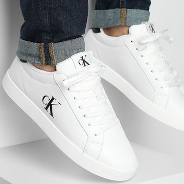 Calvin Klein - Cestini 3 Cupsole 1213 Bianco brillante CK Nero