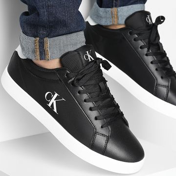 Calvin Klein - Cestini 3 Cupsole 1213 CK nero bianco brillante