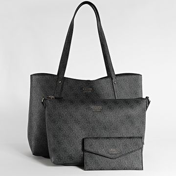 Guess - Set di 2 borse e portafogli da donna LG964823 Grigio antracite