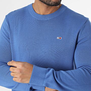 Tommy Jeans - Maglione sottile essenziale 8895 blu reale