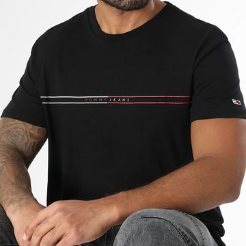 Tommy Jeans - Tee Shirt Slim Entry Graphic 0779 Nero
