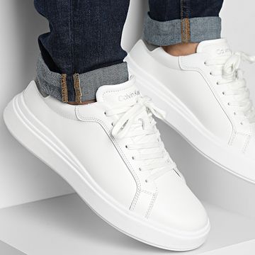 Calvin Klein - Sneakers Low Top Lace Up in pelle 1016 Rock Ridge