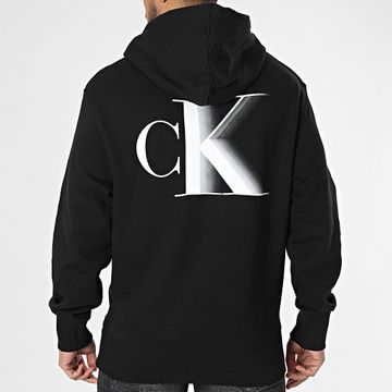 Calvin Klein - Felpa con cappuccio 7476 nero
