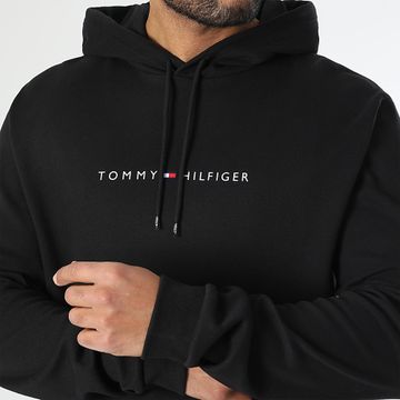 Tommy Hilfiger - Felpa con cappuccio 3506 nero