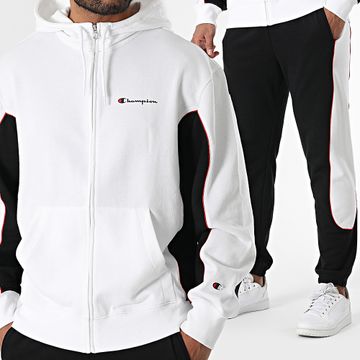 Champion - Tuta da ginnastica 220861 Bianco Nero