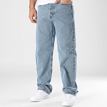 Jack And Jones - Alex Original Jeans larghi in denim blu