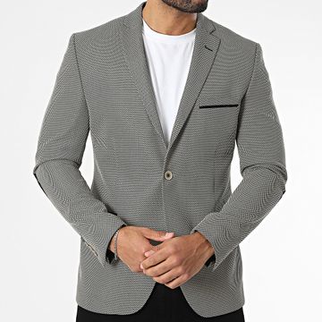 Mackten - Giacca blazer nero beige