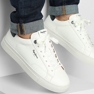 Pepe Jeans - Joe Basic Sneakers PMS00048 Bianco