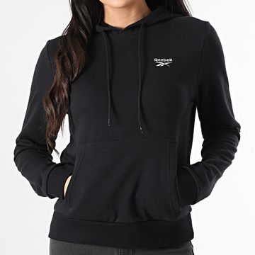 Reebok - Felpa con cappuccio da donna French Terry 100071947 Nero