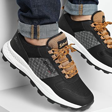 Schott NYC - Scarpe da ginnastica Chambi Black Tan