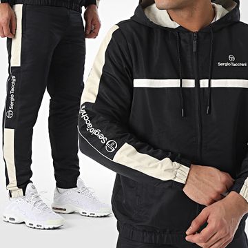 Sergio Tacchini - Tuta da ginnastica nera Prannie Abita