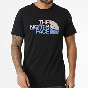 The North Face - Mountain Line A87NT Maglietta nera