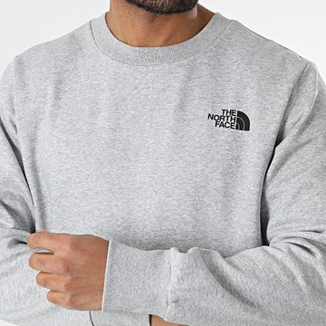 The North Face - Felpa a girocollo Simple Dome A89FB Grigio erica