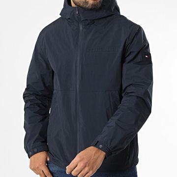 Tommy Hilfiger - Giacca con cappuccio con zip 8905 Navy
