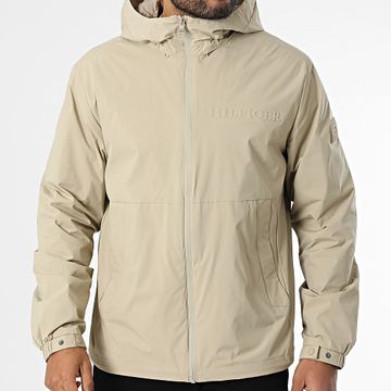 Tommy Hilfiger - Branded 8905 Giacca con zip e cappuccio beige