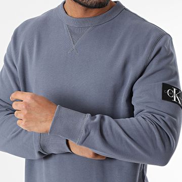 Calvin Klein - Felpa girocollo 3426 Blu Grigio