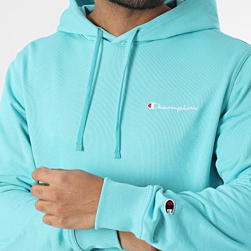 Champion - Felpa con cappuccio 220729 Turchese