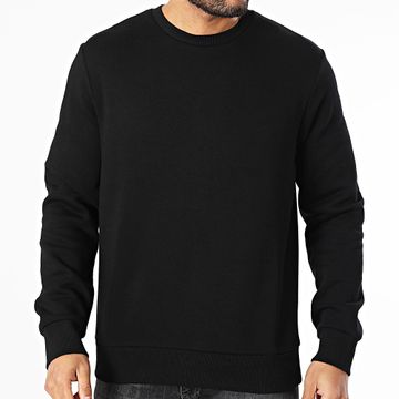 Produkt - GMS Basic Top in felpa con girocollo nero
