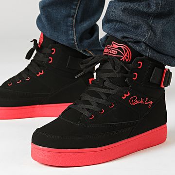 Ewing Athletics - Rebound 33 Hi Strap Hi-Top Sneakers 1RBE005 Nero Rosso Cinese