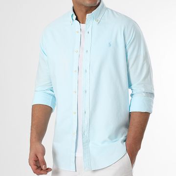 Polo Ralph Lauren - Camicia a maniche lunghe Original Player Azzurro