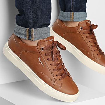 Pepe Jeans - Joe Basic Sneakers PMS00048 Tan Brown