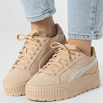 Puma - Karmen II 397457 Light Sand Alpine Snow Gold Scarpe da ginnastica da donna