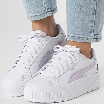 Puma - Scarpe da ginnastica Karmen II Donna 398878 Puma Bianco Lilla Gelo