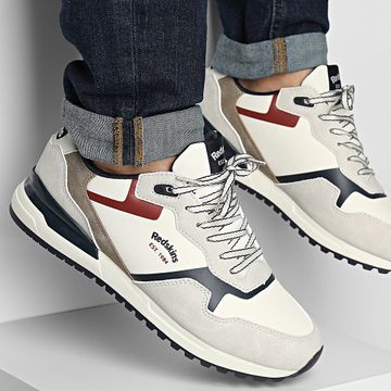 Redskins - Oster RD261V9 Scarpe da ginnastica ecru navy rosso