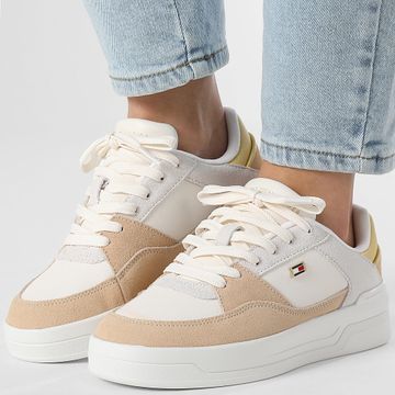 Tommy Hilfiger - Sneaker Donna Essential 8456 Ancient White Clayed Pebble
