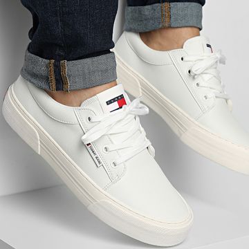 Tommy Jeans - Cestini Vulc Skate Derby Essential 1400 Ecru