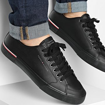 Tommy Hilfiger - Sneakers Core Corporate Vulc Leather 5399 Nero